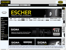 Tablet Screenshot of escherfoto.com
